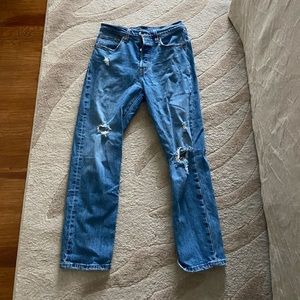 Levi 501 jeans size 28 length 30 like new